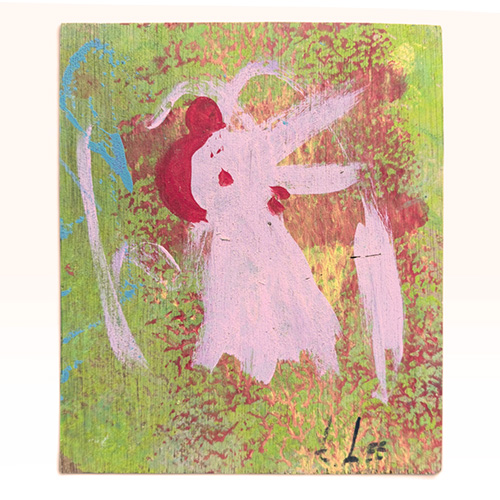Ernest Lee 7.25 x 8.25 Chicken Head Pink WP6439